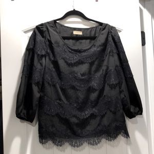 Black/lace Medium shirt